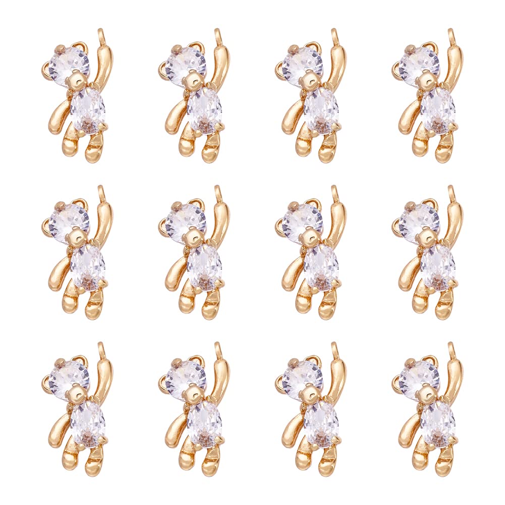 FASHEWELRYPlated Cubic Zirconia Charms