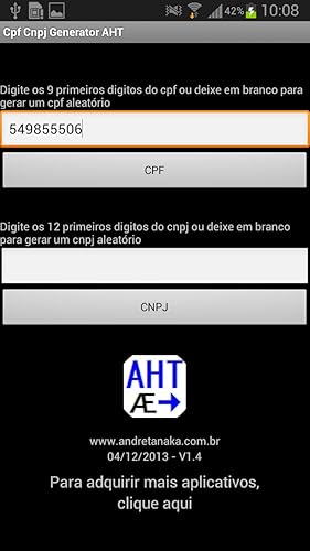 Cpf Cnpj Gerador AHT
