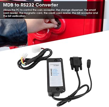Sonew Payment to PC Acceptor Converter, MDB Payment Device to PC Converter Bill Acceptor Computer Serial Port Transfer Box