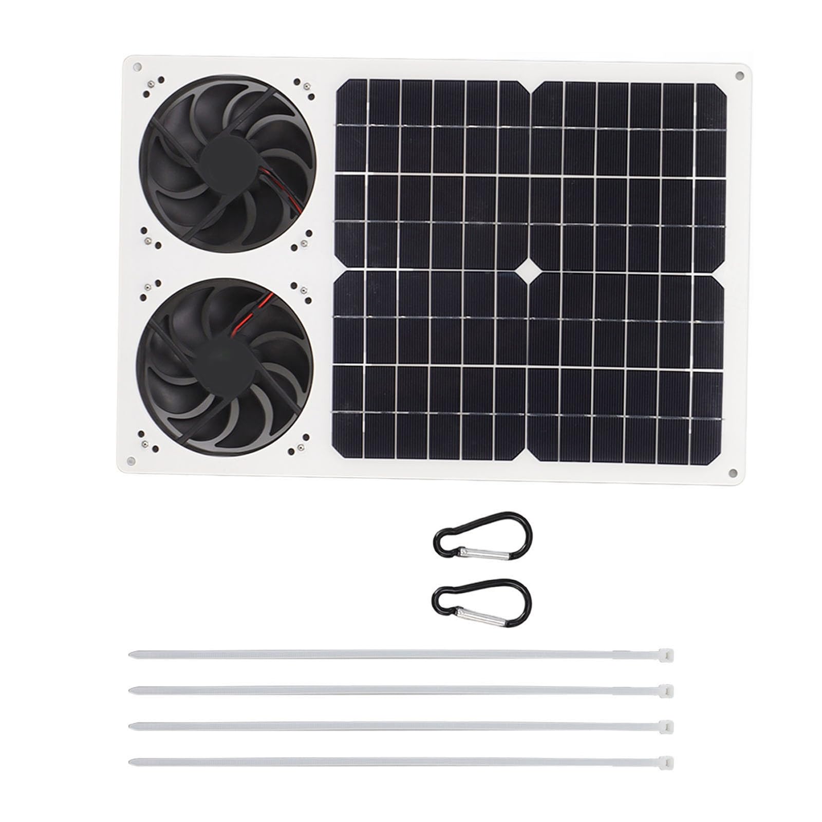Uqezagpa Multicolor Solar Panel Powered Exhaust Fan Cooling Ventilator Solar Exhaust Fan For Dog Chicken House Greenhouses Enduring Panel Ventilation Shed