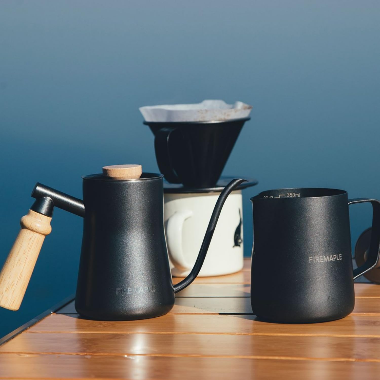 Amazon | Fire-Maple ドリップポット コーヒーポット 350ml 細口 茶 