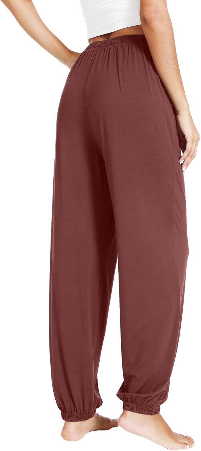 WiWi Pajama Pants for Women Lounge Super Soft Joggers Yoga Viscose from Bamboo Bottoms Cooling Pajamas Pant Sweatpants S-4X - Image 4