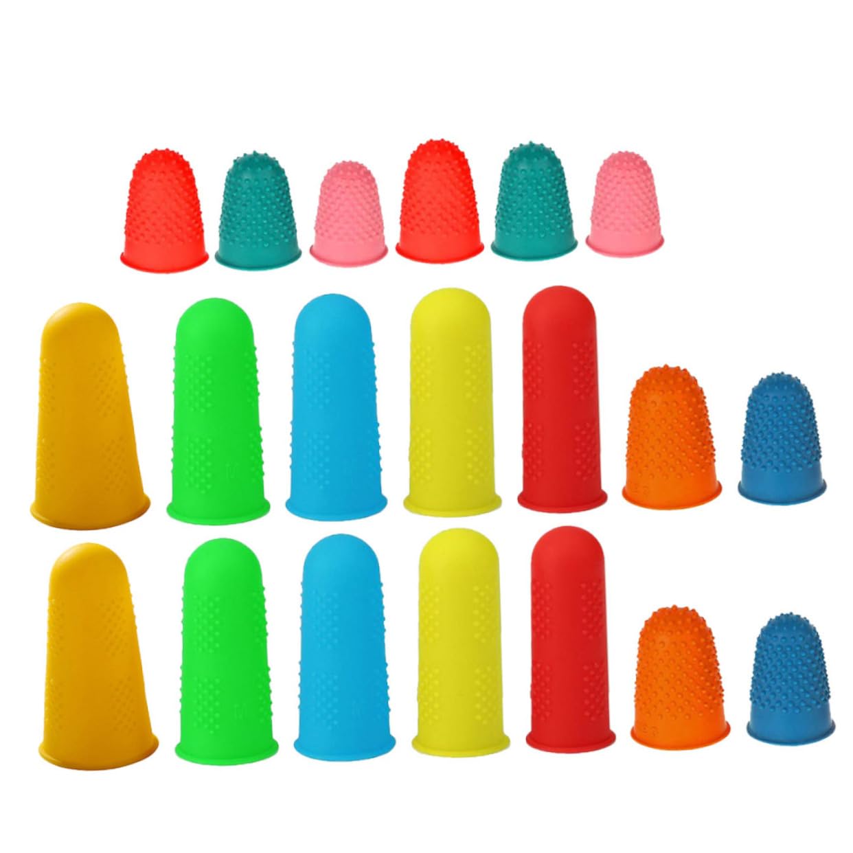 SOIMISS 4 Set Coperture Silicone Antiscivolo Per Riutilizzabili Comfortevole E Resistente Per Domestico E Professionale 20 Pezzi * 4