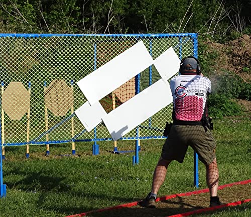 official uspsaipsc cardboard targets competition torso target silhouette shooting target cardboard targets made in usa