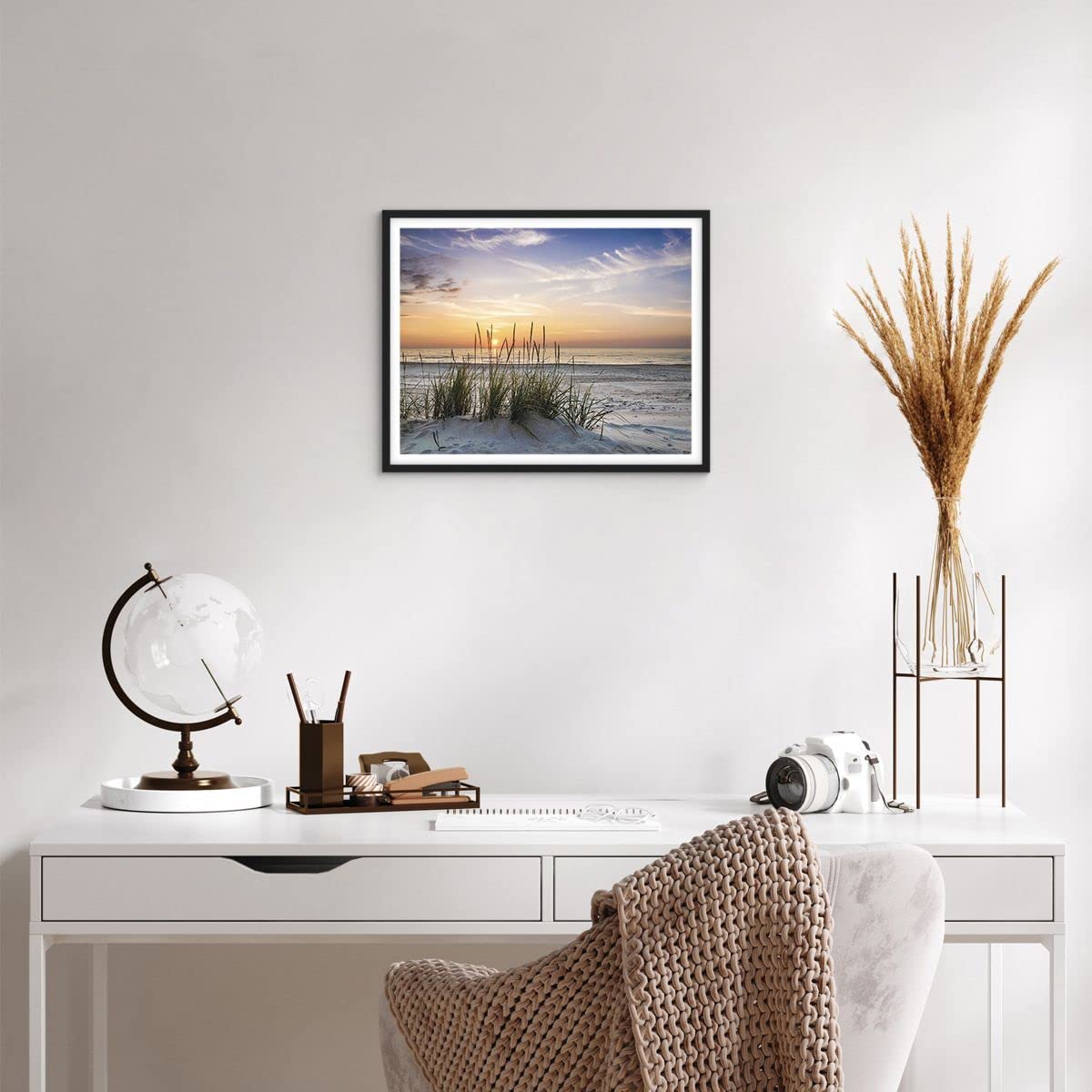 ARTTOR Poster Cadre Noir 50x40 cm Affiche Paysages Maritime - 4201 - P2B