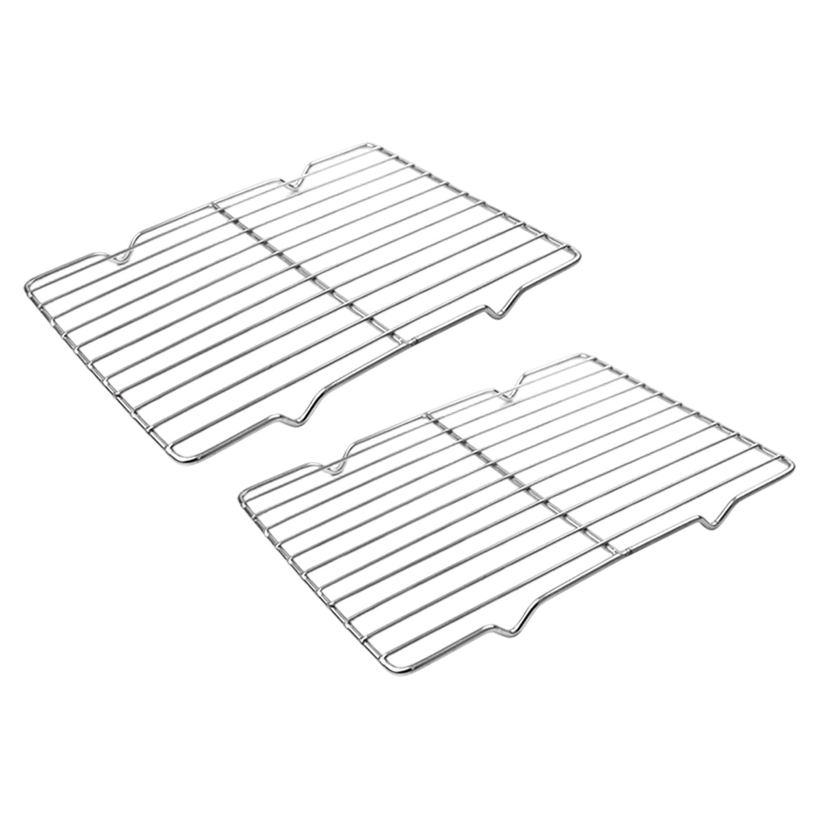 Fazvncv Rustproof Stainless Steel Utility Stand for Oven Cooking or Countertop Use Featuring Smooth Finish Oil Drip Tray for Frying