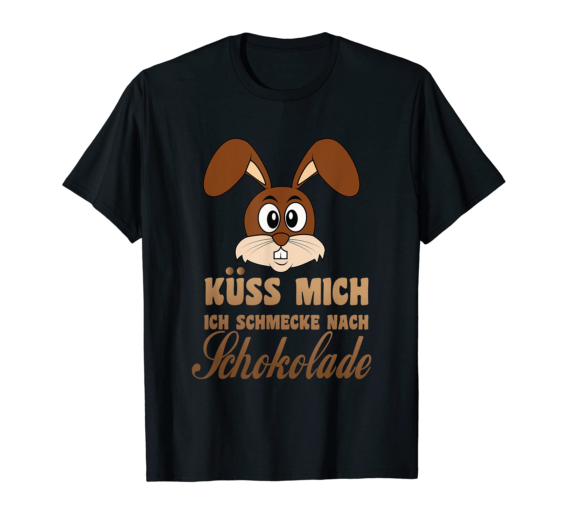 Küss Mich Ich Schmecke nach Schokolade Easter Bunny T-Shirt T-Shirt