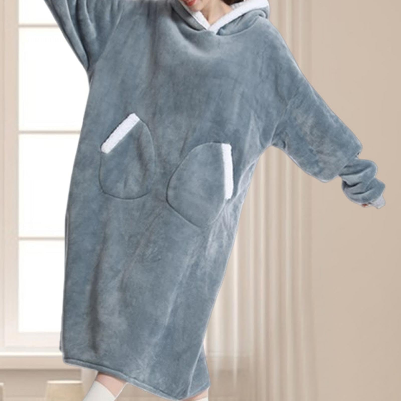 Manta para Adultos, Manta de Invierno, Manta portátil | Sudadera Manta