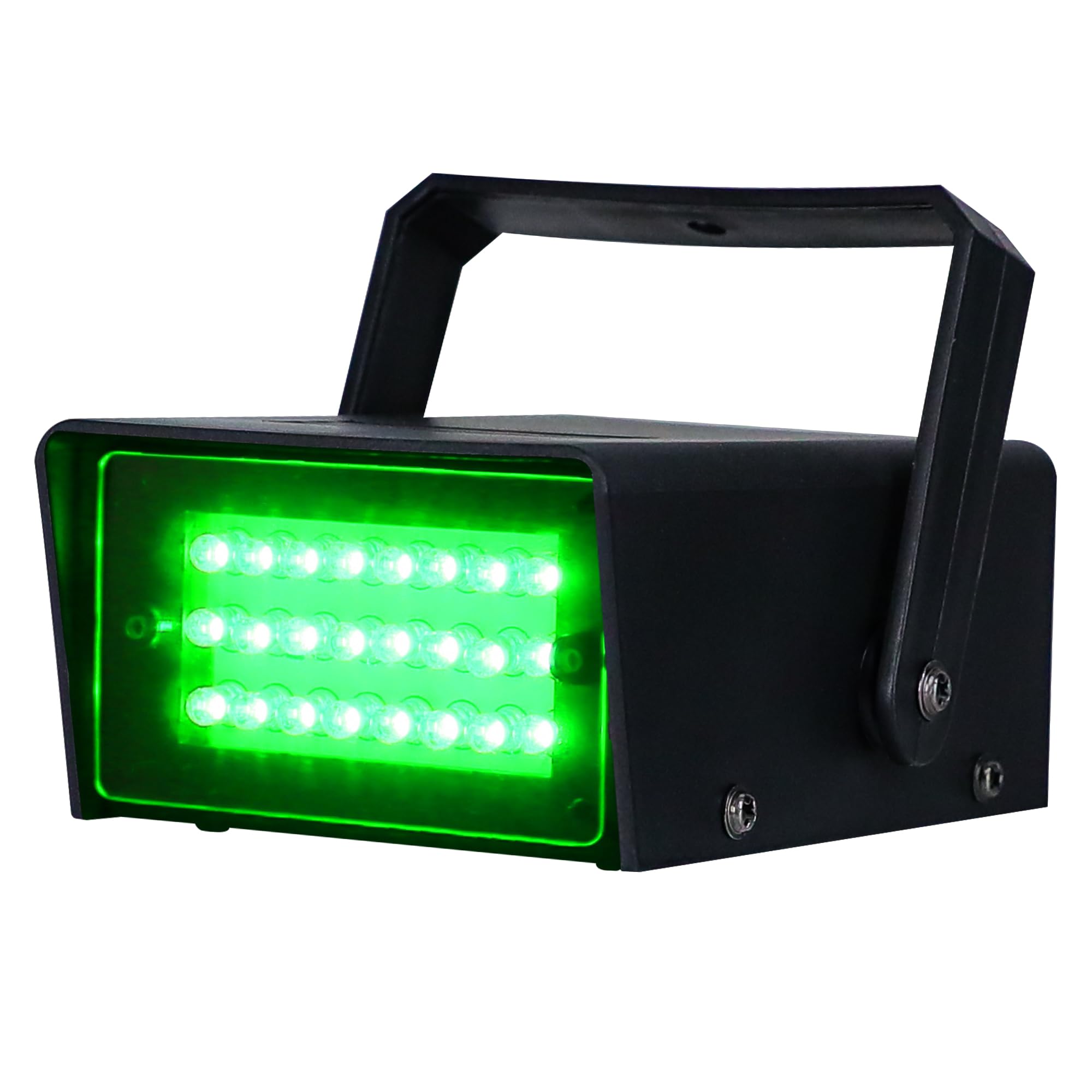 ENUOLI Mini LED Strobe Light Green Color 24 Super Bright LED Party Light