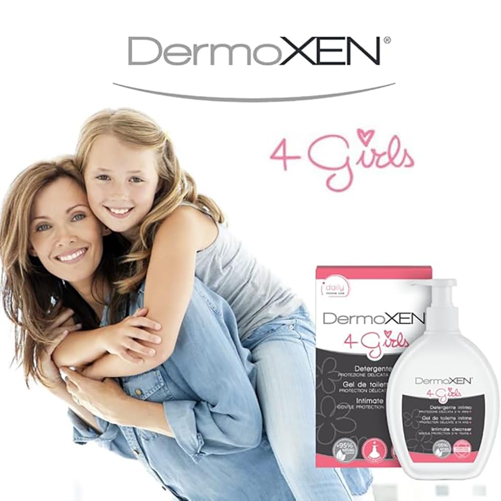 4 GIRLS Intimate Pediatric Cleanser for Children 2-13 Years. Gentle Intimate Soap against Itching and Redness. Without Sles, Parabens, Allergens. 200 ml