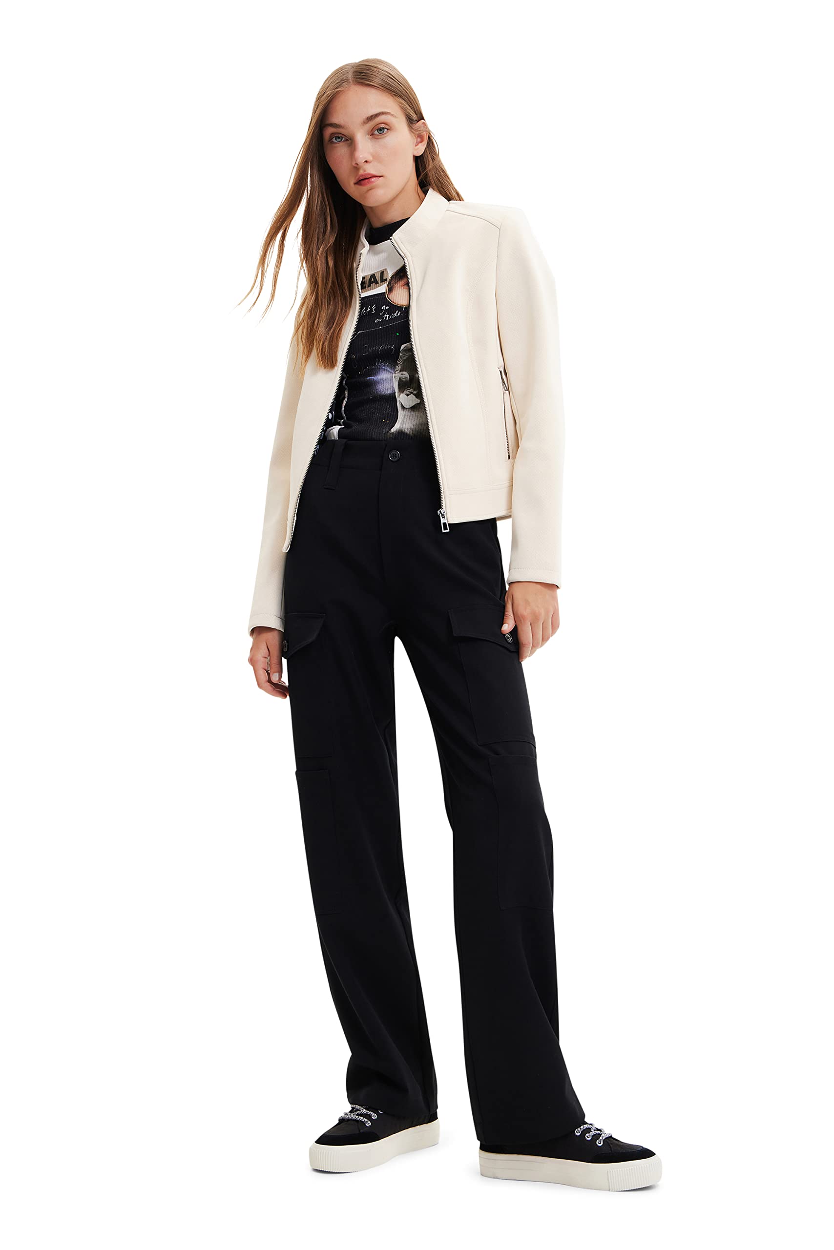 Desigual Cappotto PU Donna