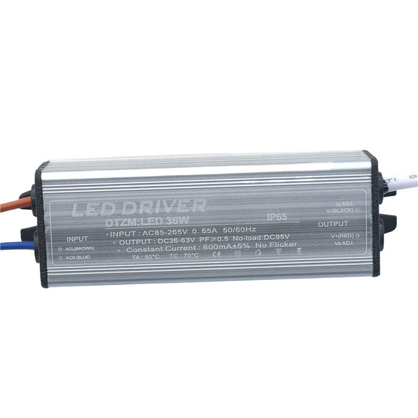 Transformateur d'éclairage LED 36W courant constant 600 mA étanche - 6