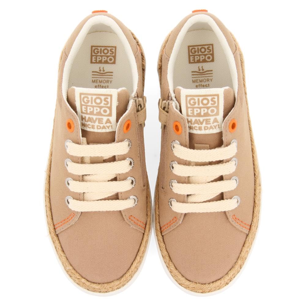 Sneakers Color Beige con Detalle EN Rafia Y Acentos DE Color para NIÑO Y NIÑA TUNJE