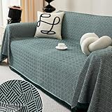 L-förmige Sofabezug Reversible Köper Bettdecke Sofabezug beige 1 Sitz 180 x 180 cm