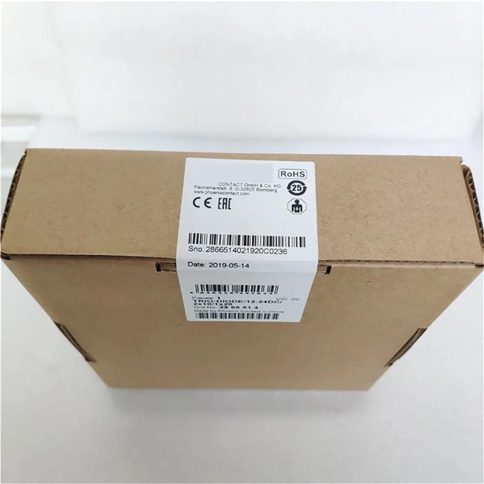 Przemysłowy produkt kontrolny dla modułu zasilania 2866514 TRIO-DIODE/12-24DC/2X10/1X20