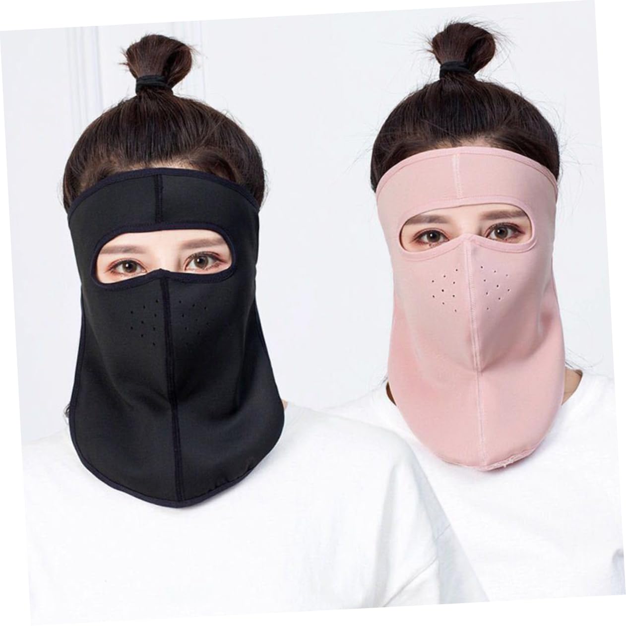 OUNONA 4pcs Anti-uv Cycling Mask Breathable Sun Block Face Cover for Outdoor Activities Random Colors Friends and Family