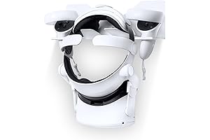 Rift Wall Mount Storage Stand Holder Compatible with Most VR Headsets - White