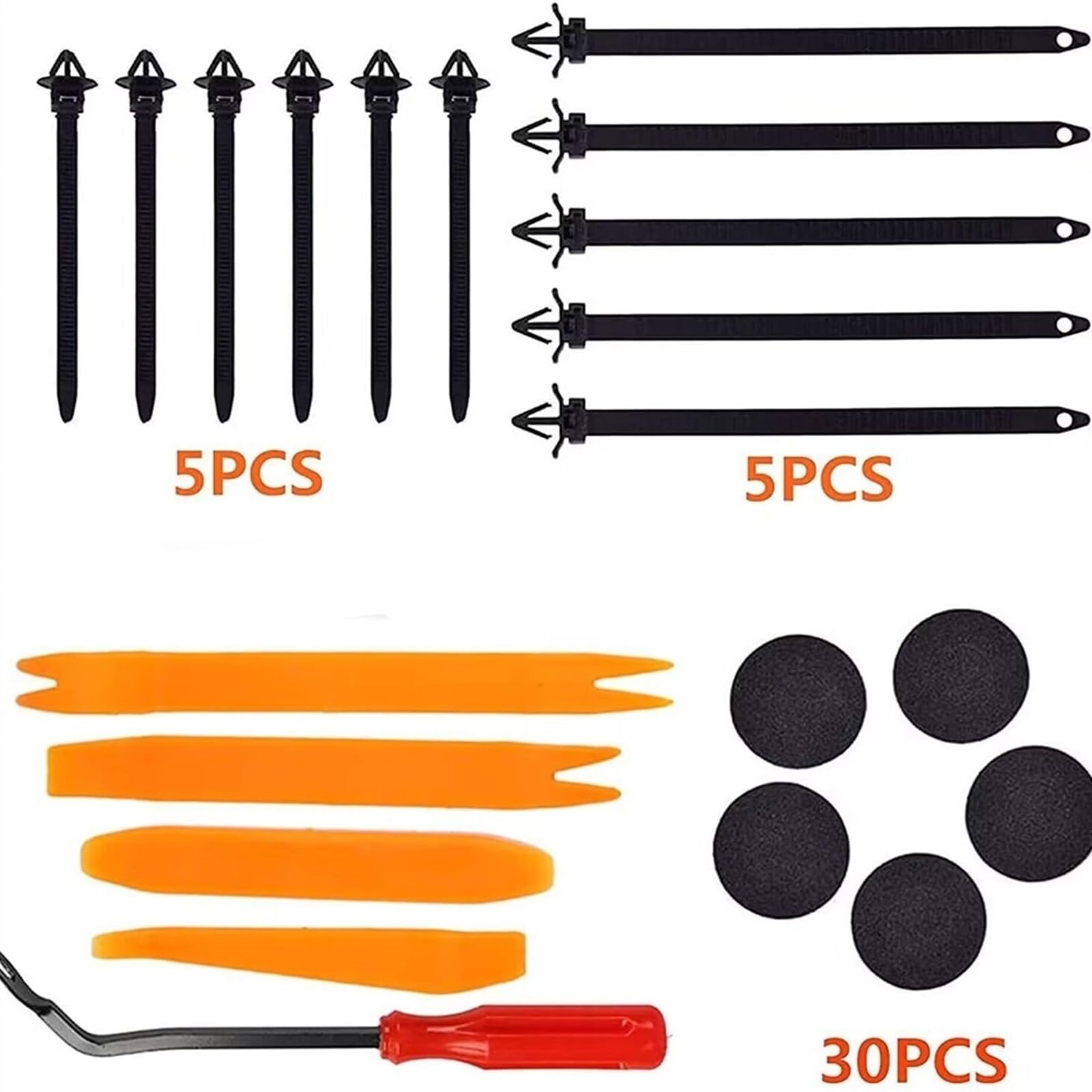 Viti e accessori 50-680 Pz Auto Clip Di Fissaggio Car Body Push Fermo Spille Rivetto Paraurti Door Trim Panel Kit Strumento Rimozione Automatica(680 Pcs with Tool)