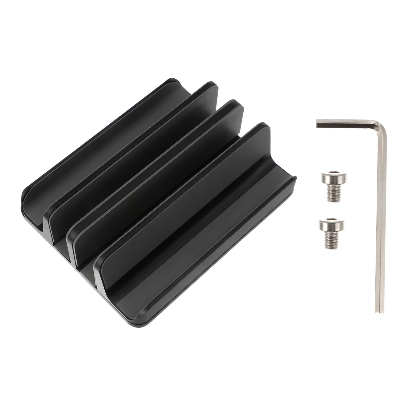 VILLCASE Soporte Vertical de Aluminio para Portátiles Base Estable y Práctica para Escritorio Ergonómico y Antideslizante Compatible con Laptops y Tablets