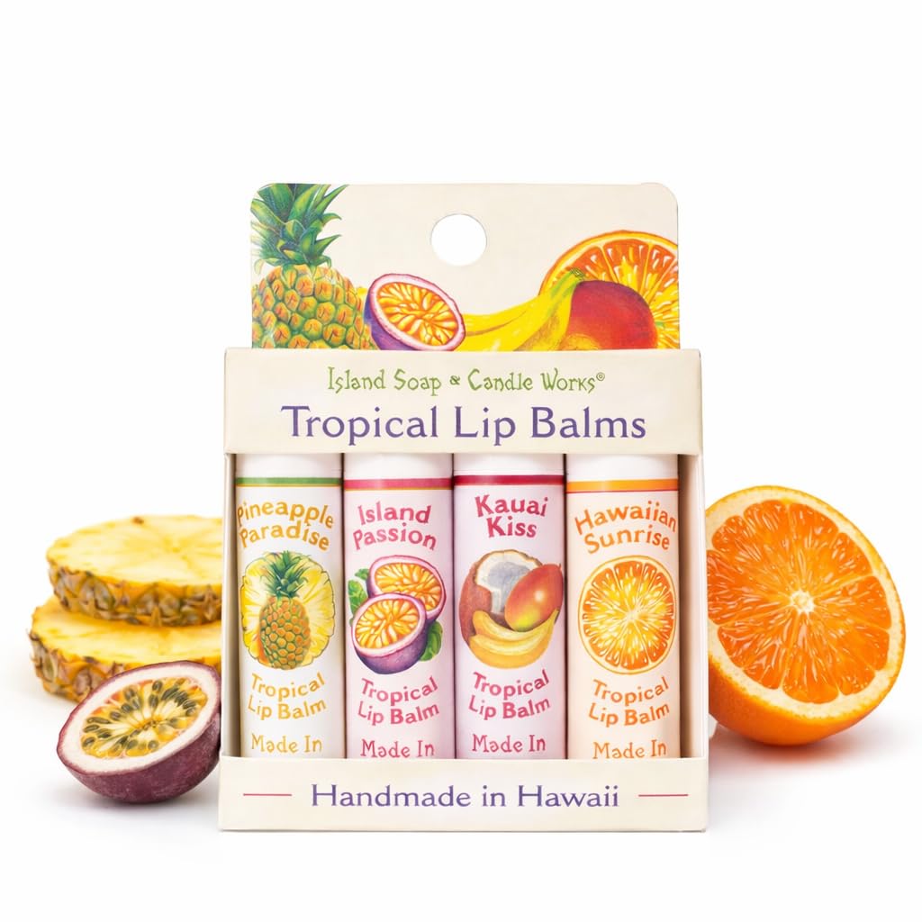 Island Soap & Candle Works Tropical Lip Balm – Moisturizing