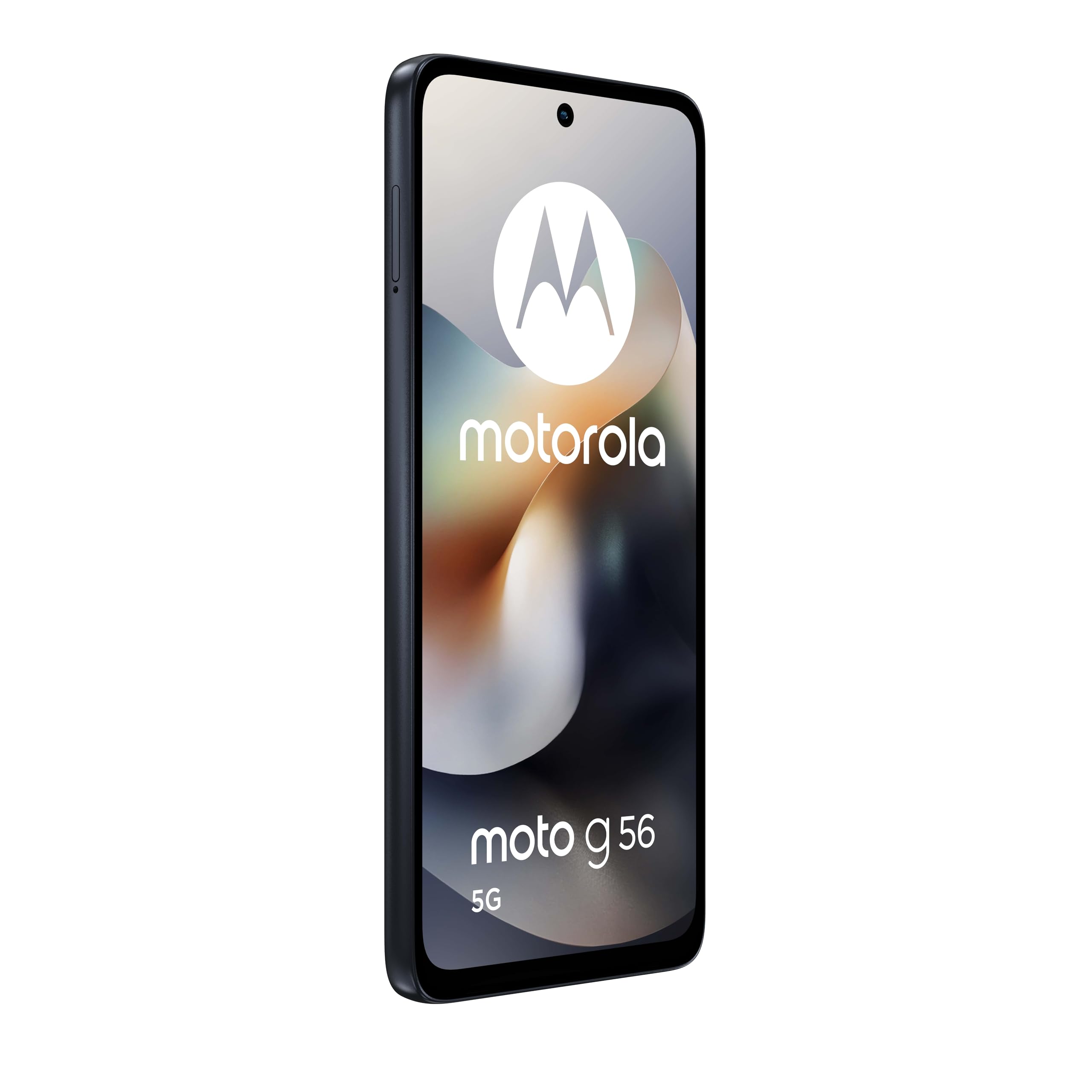 Motorola moto g56 5G con 3 anni di garanzia (8/256GB, Fotocamera 50MP + flicker cam, Display 6.72" FHD+ 120Hz, batteria 5100mAh, MediaTek Dimensity 7060, Android 15), PANTONE Black Oyster