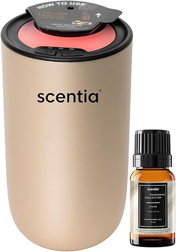 Miniatura 8 de Kit de iniciación de difusor de aceite esencial sin agua, difusor de aroma portátil inalámbrico para habitación del hogar, oficina, ambientador