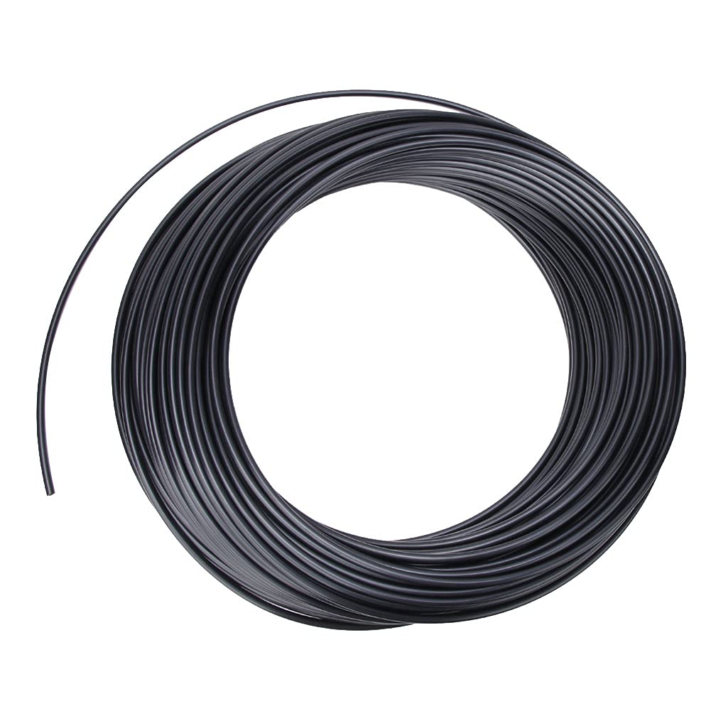 SCHWARZER NYLON-HOCHDRUCK-PNEUMATISCHER SCHLAUCH, FLEXIBLER ROHR, LUFT-WASSER, 100 m (8 * 1 schwarz*100M = 8 * 6 schwarz*100M)