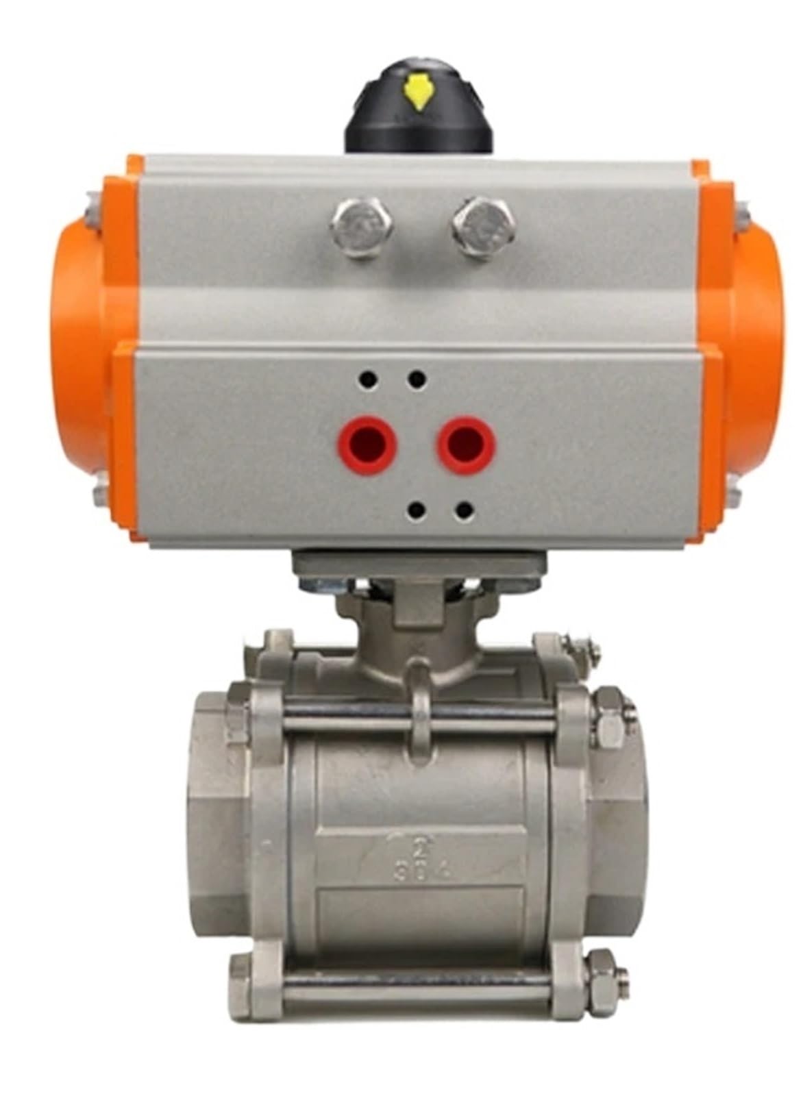 Vanne pneumatique triple pièces DN15 en acier 304, l'excellence de la robinetterie industrielle