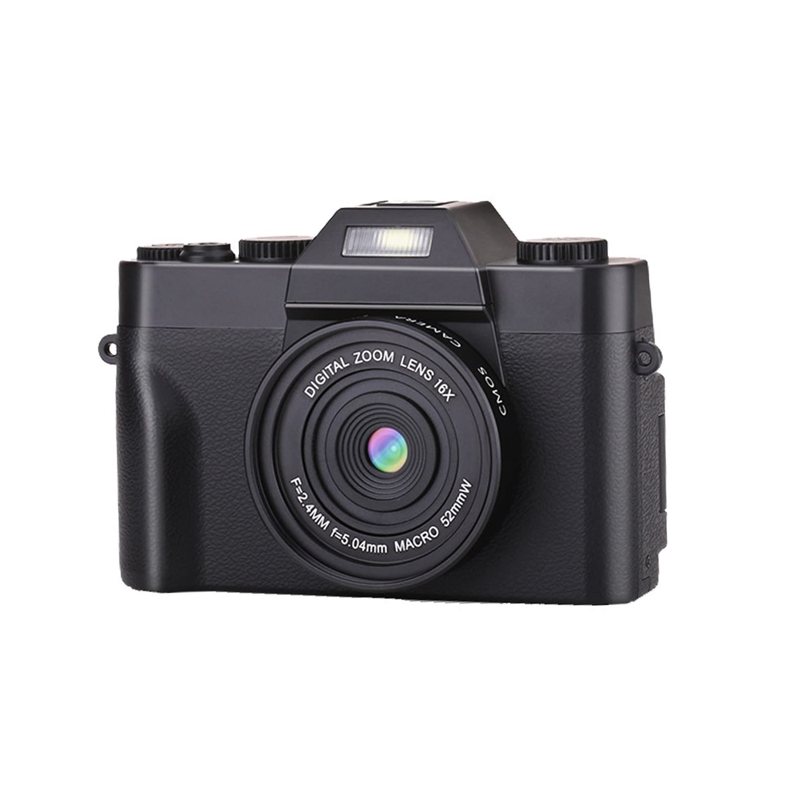 4K Camera 48million Pixe-l HD WiFi SLR Digital Camera for Photography, Mini Vlogging Camera with 3 Inch Foldable HD Large Screen, Anti-Shake, 16x Digital Zoom, Cool Stuff Travel Essensials