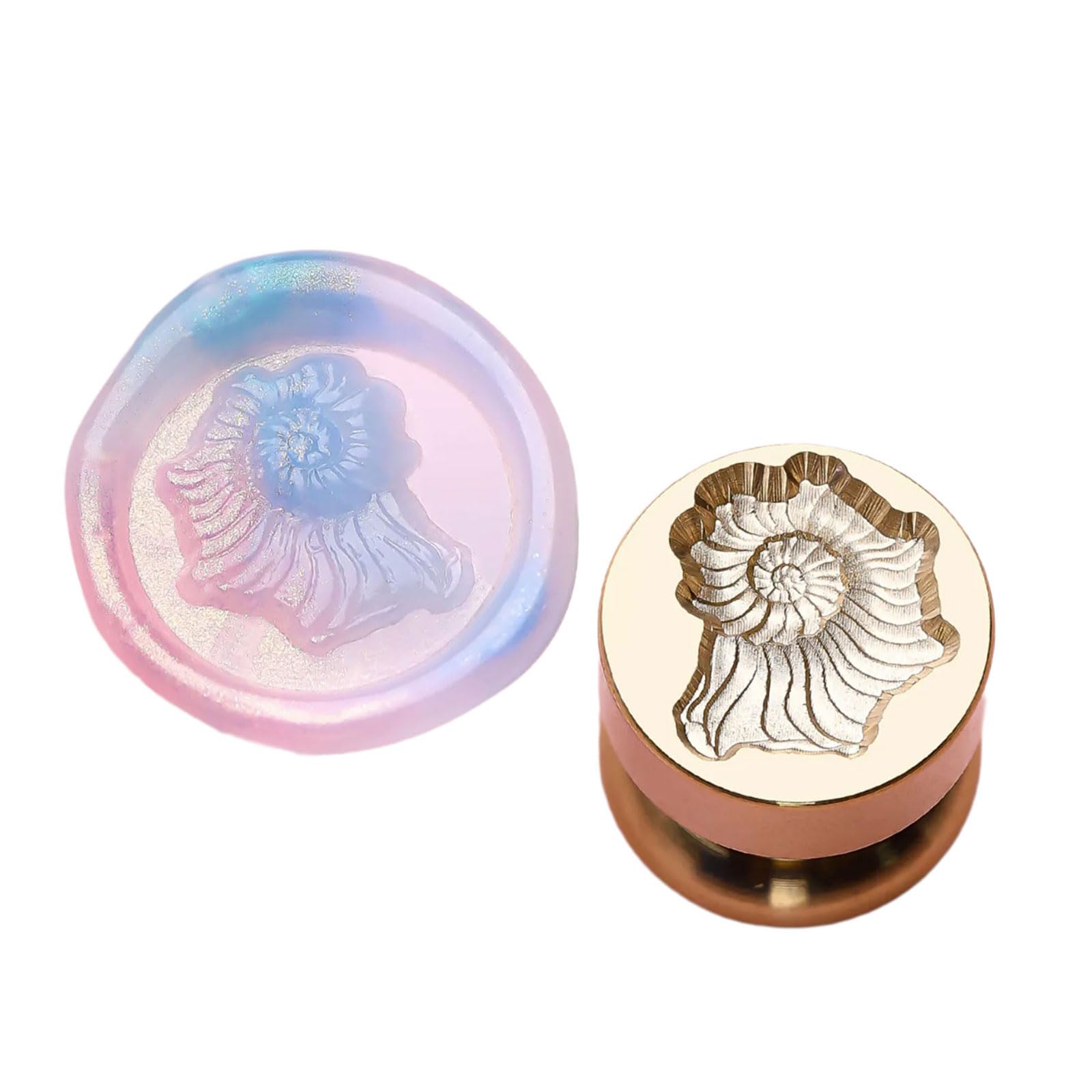 Oajabbge Conch Animal Sealings Wax Stamp Elephant Foxes Wax Seal Stamp For Envelopes Wedding Invitations Wrappings Decorations