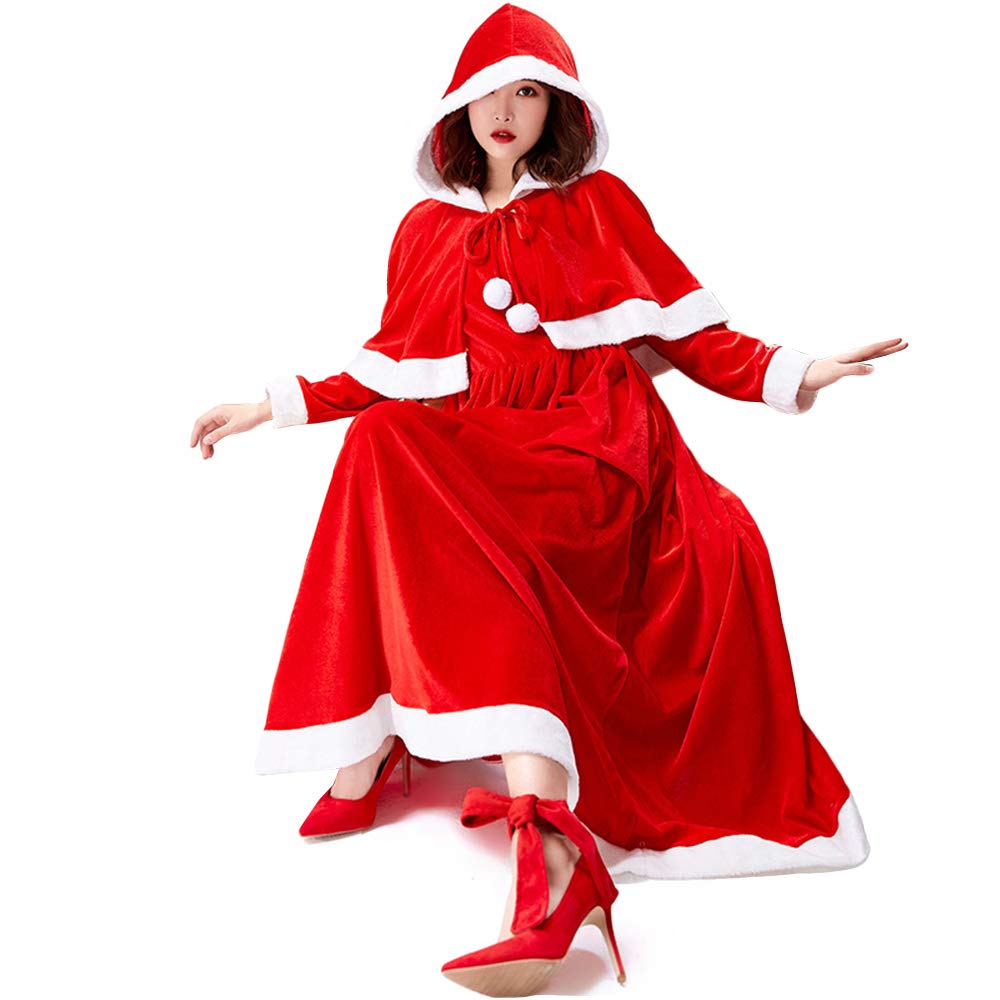 Amazon.co.jp: サンタ クリスマス コスプレ 衣装 コスチューム 