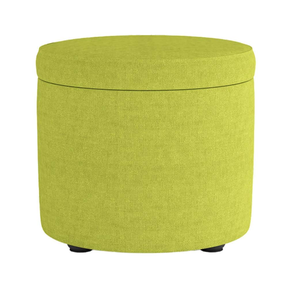 Pouf tabouret de pied vert 32x32x30 cm idéal contre la fatigue des jambes
