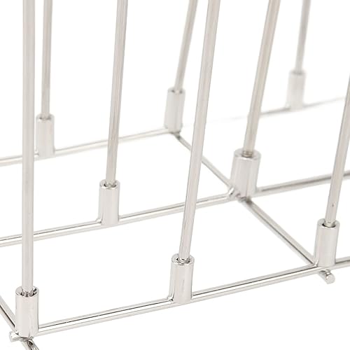 Miniatura 8 de keshow Rejilla para freidora, soporte redondo de acero inoxidable para Ninja Dz401 Foodi 8 cuartos para Ninja Dz201 Foodi