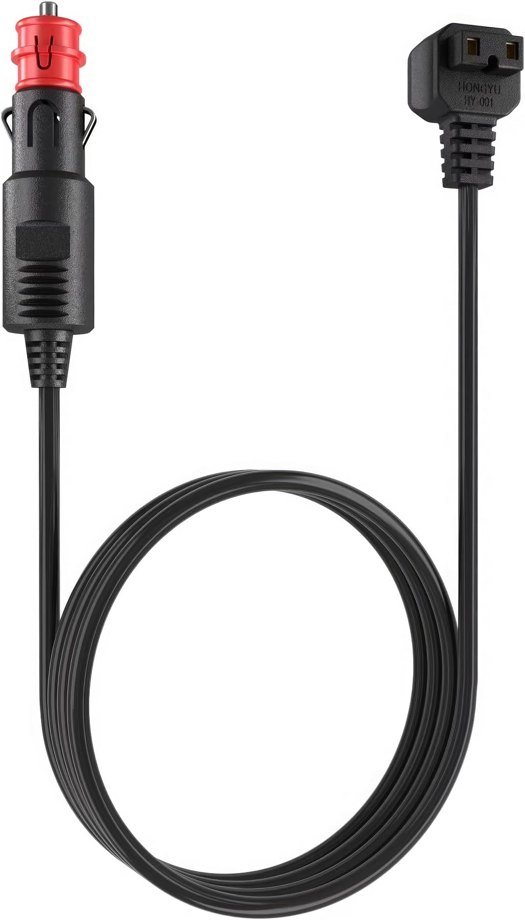 EUHOMY 8.2FT/2.5M 12V DC Power Cord Cable, DC Power Cord 12V for Car Refrigerator Portable Freezer Electric Cooler. 2 Pin Lead Cable Plug Wire Compatible with 12 Volt Refrigerator