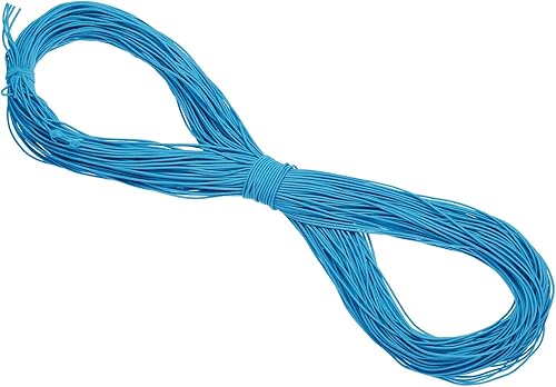 Vista 526 de PATIKIL Cuerda elástica elástica de 1/8 pulgadas, 11 yardas (0.118 in x 32.8 ft), color verde militar para manualidades, correas de gancho