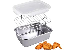 Stainless Steel Chicken Shaker Bowl with Lid