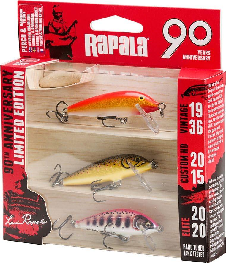 Rapala Poisson Nageur 90 Years Lure Kit Countdown Small Bright - 5cm - 5g - Sinking - RA8926001