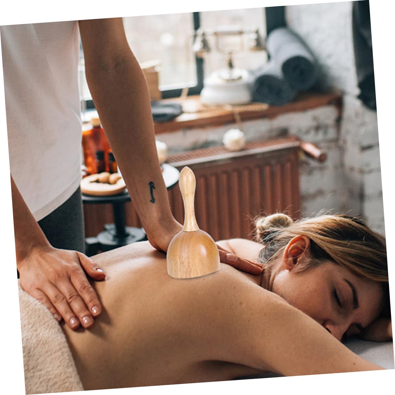 Holz Massagegerät Satz 1 Satz für Tiefe Massage und Muskelentspannung