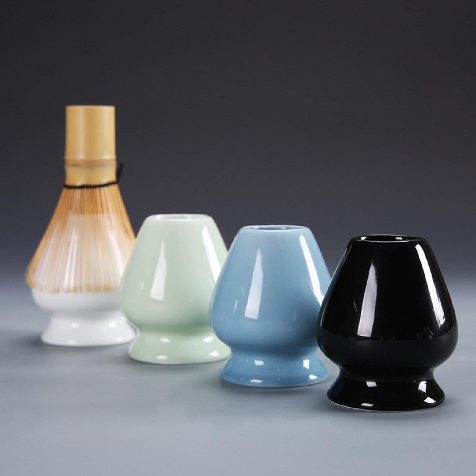 ATORSE Matcha Set Ceramics Matcha Whisk Holder Matcha Ceremony Kit Bamboo Whisk Black|Home & Garden|Food & Beverages|Tea 3