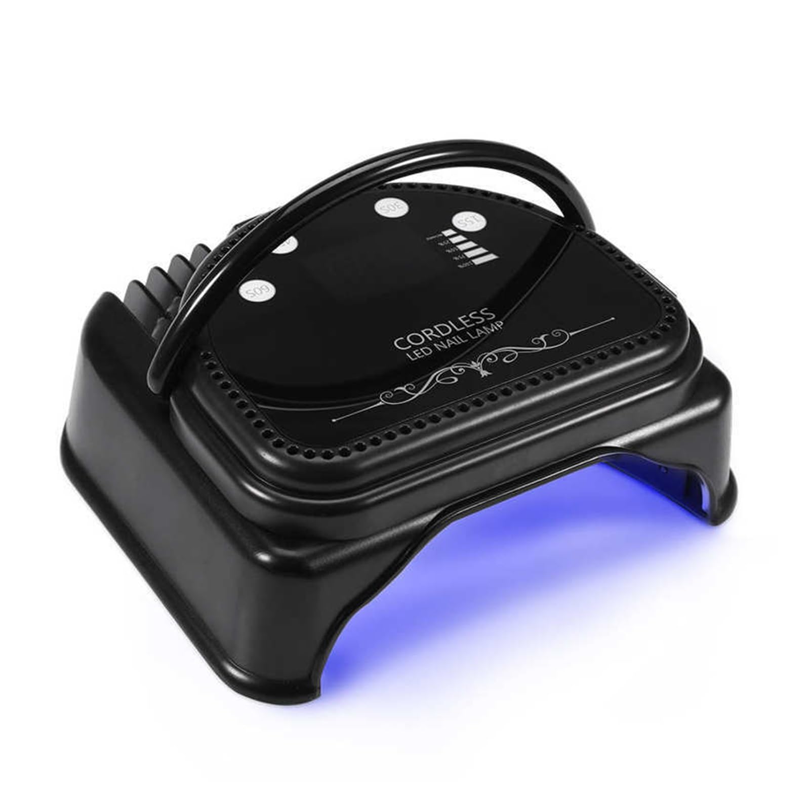 Lampa UV do paznokci, 64W LED lampa UV do paznokci suszarka Salon 32 diody utwardzania wszystkich żelowych lakierów z automatycznym czujnikiem Manicure Pedicure