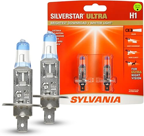 Sylvania foco H1 Silverstar Ultra focos para faros delanteros 2 unidades