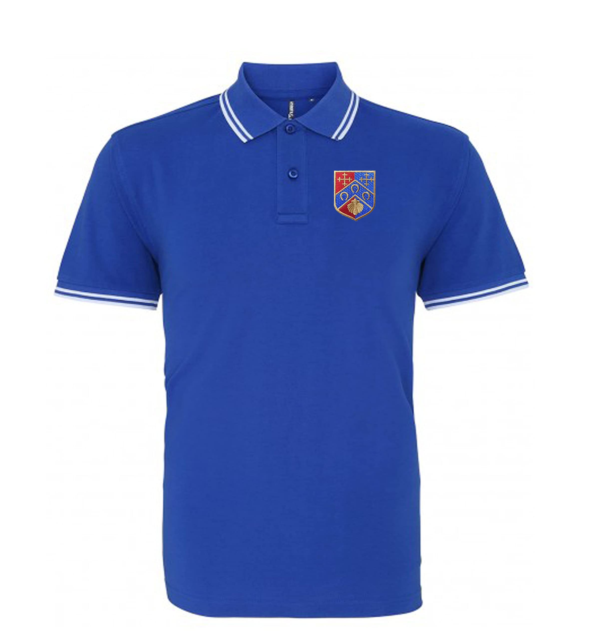Old School Football Unisex Royal/White Queens Pk. Rangers 1953 Retro Football Iconic Polo Embroidered Logo
