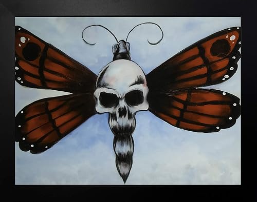 Buyartforless IF EDC457 16x12 1.25 Black Wall Art, Blue