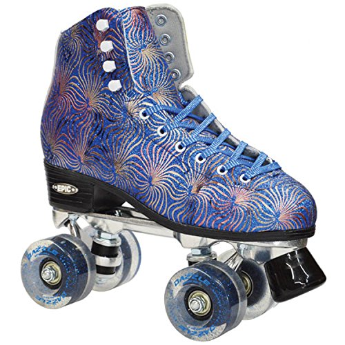 Epic Skates Dazzle05 Quad Roller Skates, Blue