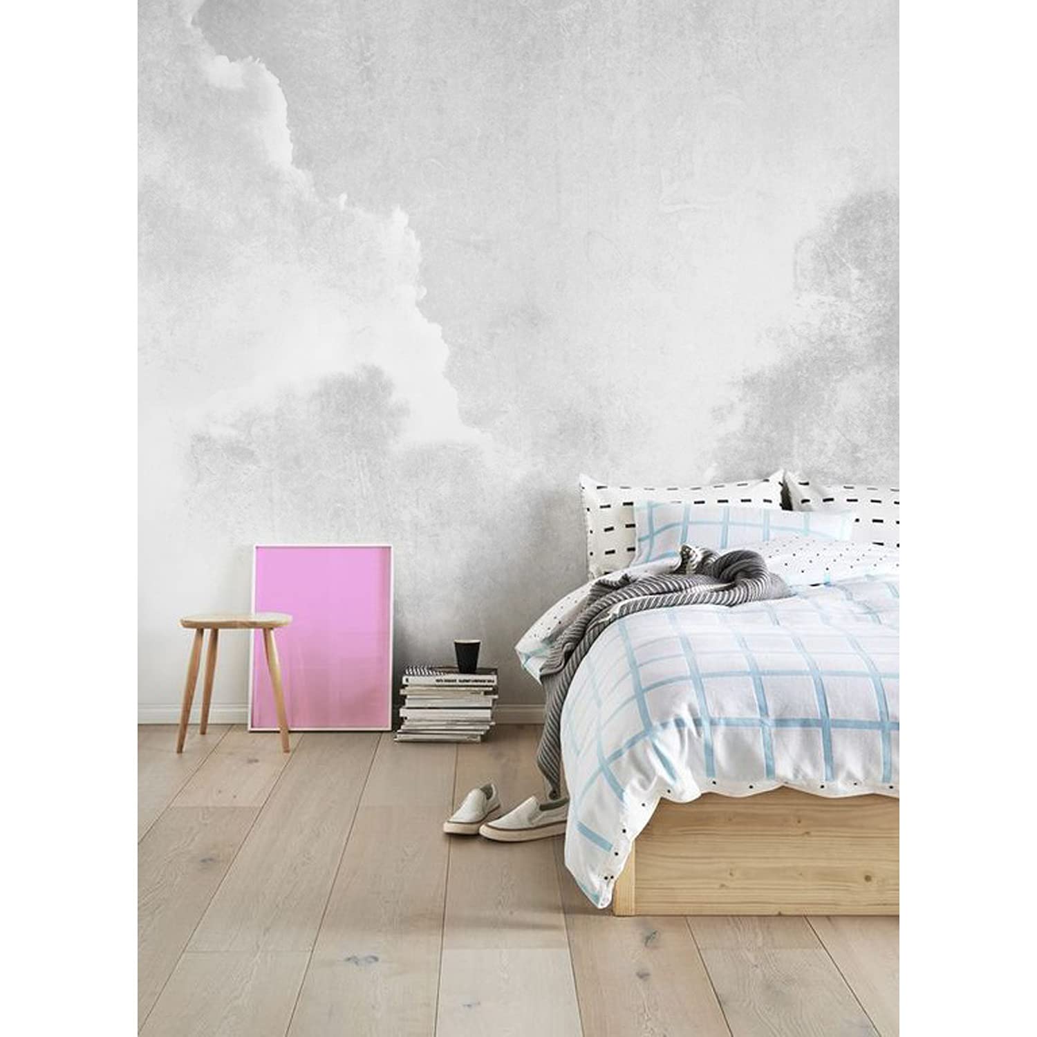 Papier Peint Auto-Adhésif 250x250 cm Sky Vintage Coloray pour Salon