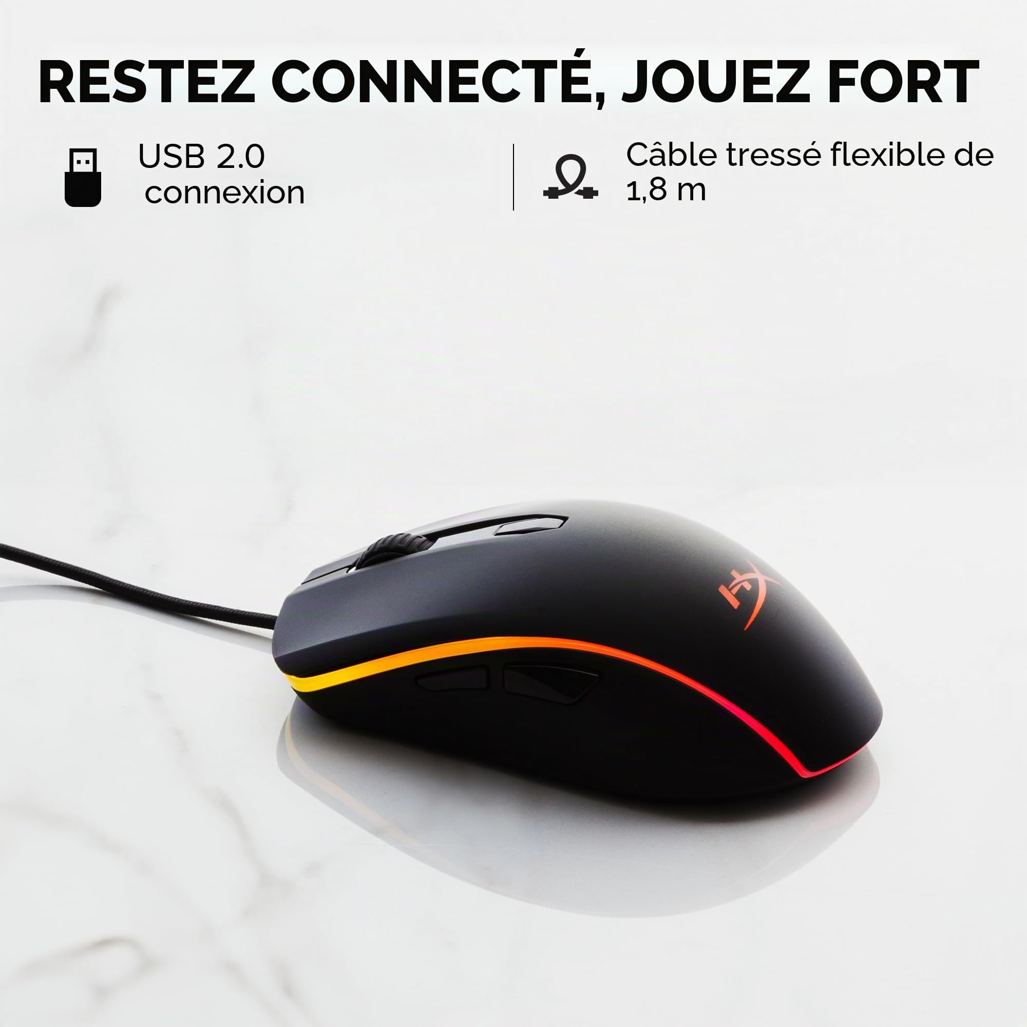 HyperX Pulsefire Surge – Souris de Jeu RGB