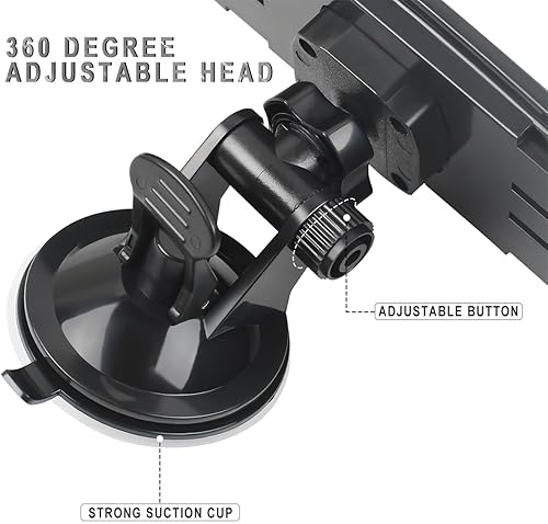 Miniatura 2 de Espejo retrovisor universal de 12 pulgadas, espejo convexo de gran angular de tamaño grande mejorado con diseño adhesivo, repuesto para automóviles,