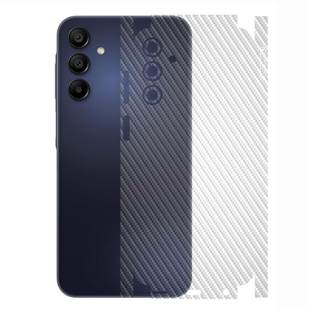 AtOdds - SAMSUNG GALAXY A15 (5G) - Full Body Transparent 3D Carbon Fiber Film (NOT GLASS) Back Screen Guard Protector (B0CVQR7FC9) Amazon Price History, Amazon Price Tracker