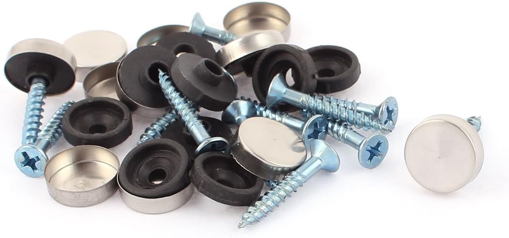 14mmx4mm Round Quality Parts Cap 3.5mm Diameter Thread Screw Mirror Nail 12pcs Model:57as535qo648