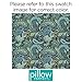 Pillow Perfect Paisley Indoor/Outdoor Round Corner Chair Seat Cushion with Ties, Plush Fiber Fill, Weather, and Fade Resistant, 15.5